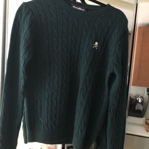 Rowing Blazers Green Wool Crewneck Sweater Small